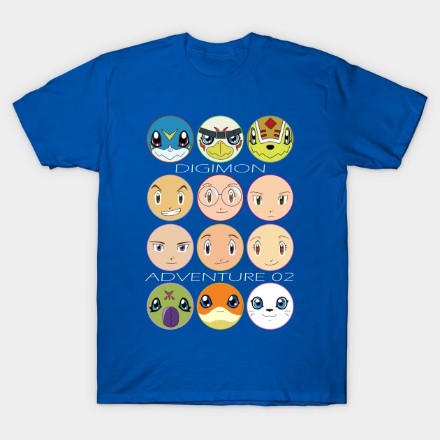 Digimon Adventure 02 T-Shirt by Decokun